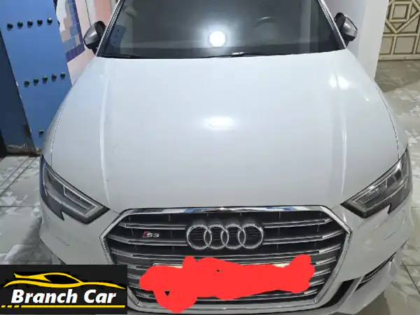 فرصة ذهبية: أودي S3 2017 بيضاء - خيارات كاملة - 74 ألف كم...