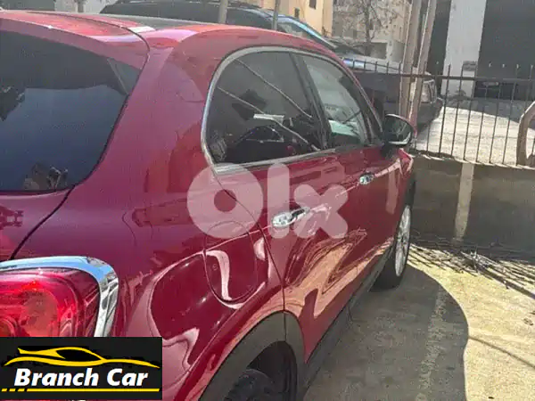 امتلك الأناقة والقوة: فيات 500 X 2016 حمراء (أوتوماتيك...