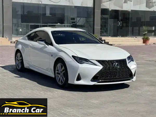 لكزس RC 300 أبيض 2019 - مواصفات أمريكية | ممشى قليل...