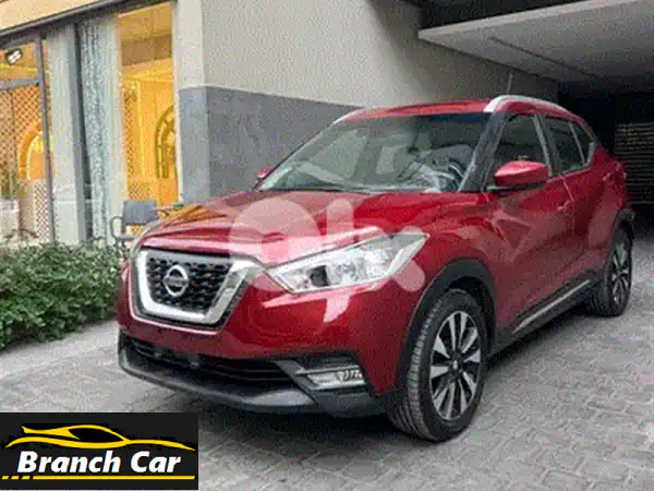 NISSAN KICKS SV MODEL 2018 WHITE IN BLACK COMPANY SOURCE