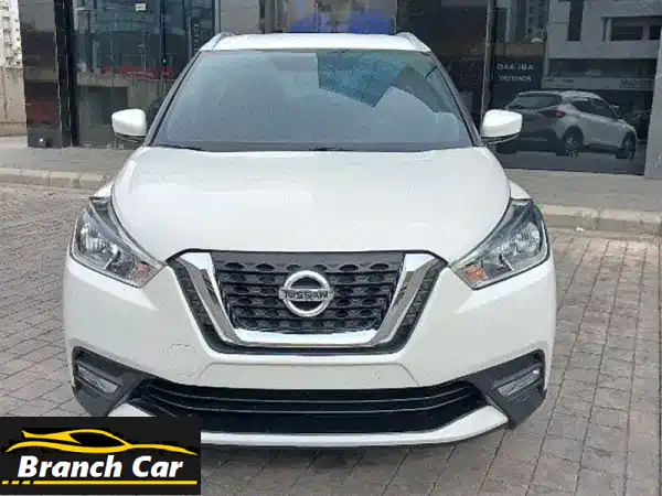 NISSAN KICKS SV MODEL 2018 WHITE IN BLACK COMPANY SOURCE