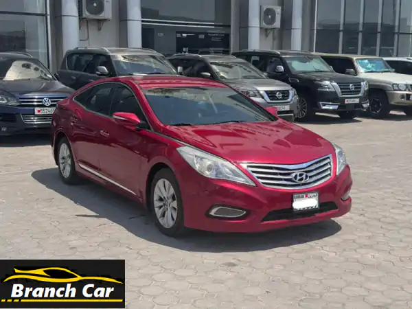 هيونداي أزيرا 2012 (أحمر) عدد الكيلومترات 218,500 كم،...