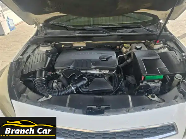 بيع سيارة شفروليه ماليبو موديل 2013 اللون أبيض عداد...