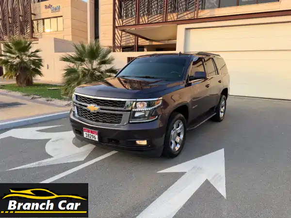 شفروليه تاهو موديل 2015 فئة lt  فل أوبشن خليجي، مالك أول من الوكالة، مفتاحين، تشيكات وكالة لغاية ..