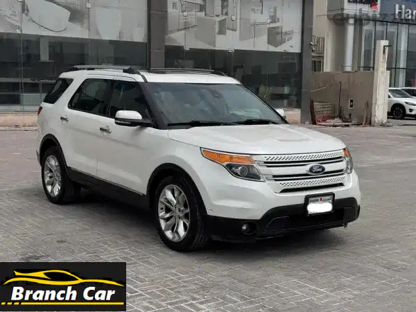 Ford Explorer Limited 2014 (White)