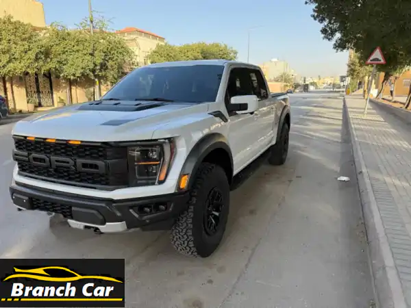 فورد رابتور 2023 أبيض وكالة: عداد 11,500 كم فقط | قوة...