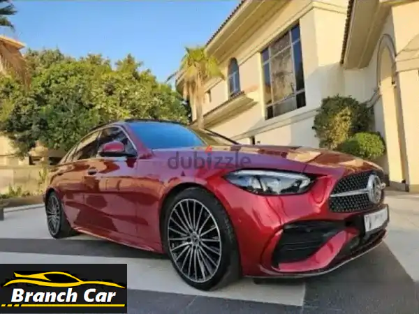 مرسيدس C180 AMG 2022 وارد دبي: فخامة استثنائية (أحمر × أحمر)...