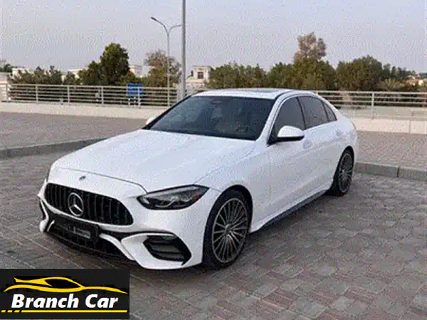 للبيع: مرسيدس C300 2022 | الجوهرة البيضاء الفاخرة بحالة الوكالة | فل كامل، قيادة ذاتية، بانوراما، بدون حوادث