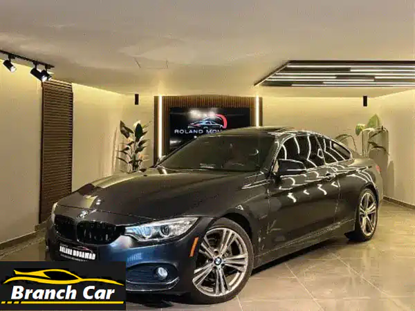 وصول جديد: BMW 430i 2017 سبورت لاين | بي إم دبليو رمادي/أحمر...