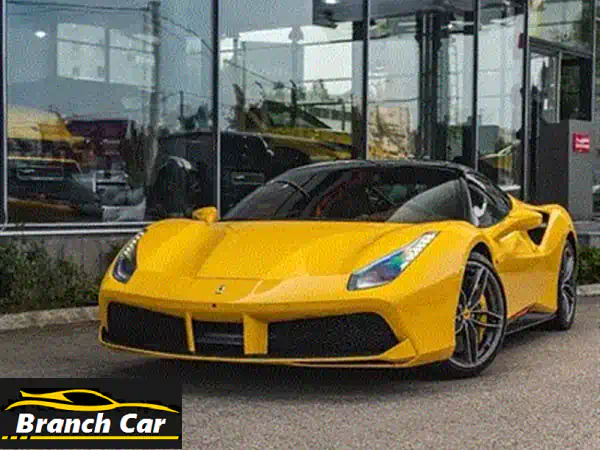 فيراري 488 GTB سبايدر 2018 | 9000 كم فقط | كأنها جديدة بضمان ومصدر شركة!