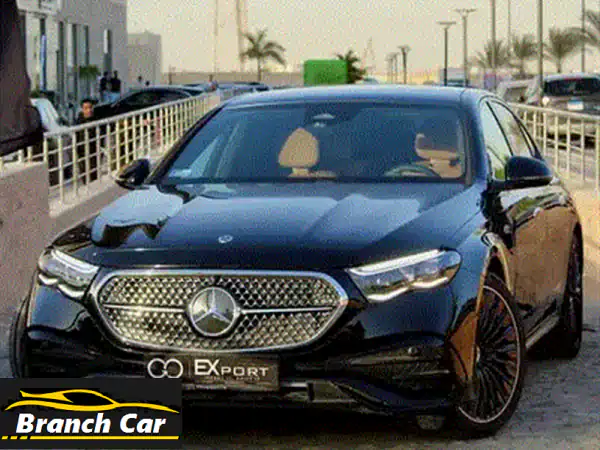 مرسيدس E200 2024: حلم الفخامة بـ 4000 كم فقط! عفشة Exclusive وأداء استثنائي.