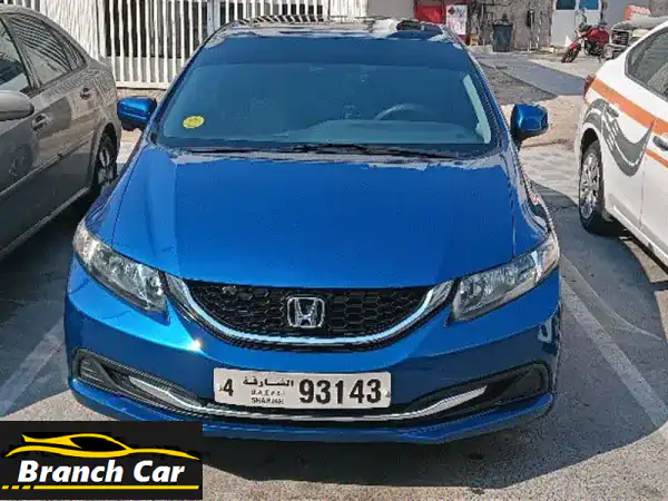 هوندا سيفيك 2014 فل أوشن، بحالة ممتازة، بدون حوادث،...
