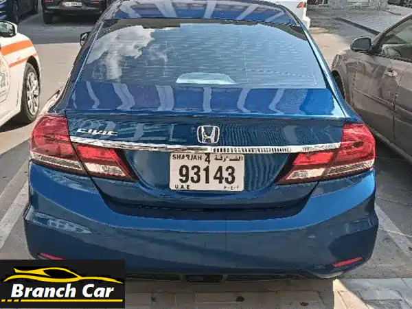 هوندا سيفيك 2014 فل أوشن، بحالة ممتازة، بدون حوادث، صبغ الشركة الأصلي. للبيع الاضطراري