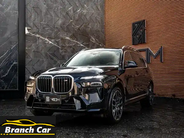 BMW X7 2025 الفاخرة باللون الأسود والداخلي البني |...