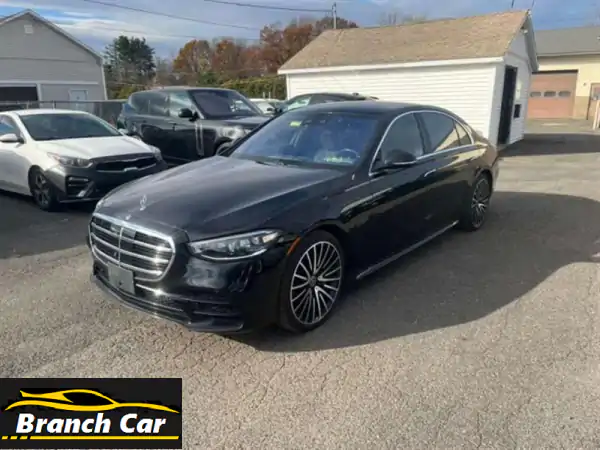 2022 مرسيدس بنز S580 4MATIC سوداء: فخامة لا مثيل لها...