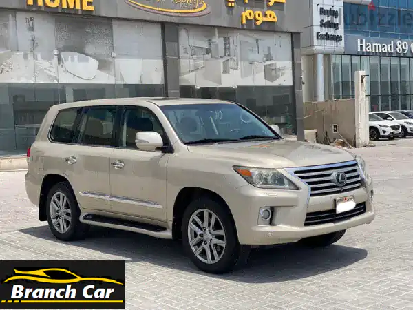 فرصة ذهبية! لكزس LX-570 موديل 2012 ذهبية – فل أوبشن،...