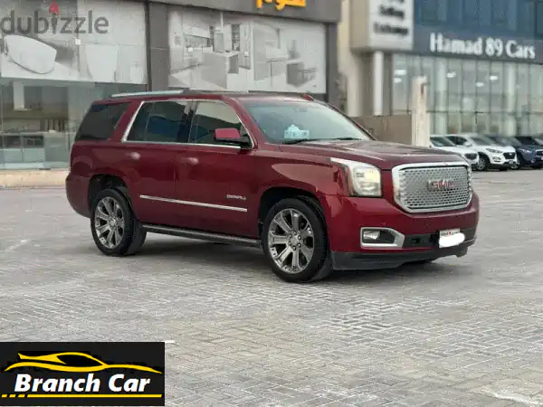 GMC Yukon Denali 2016 Red