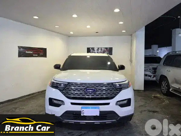 2020 Ford Explorer Limited Whiteu002 FBlack Company Maintenance ANB