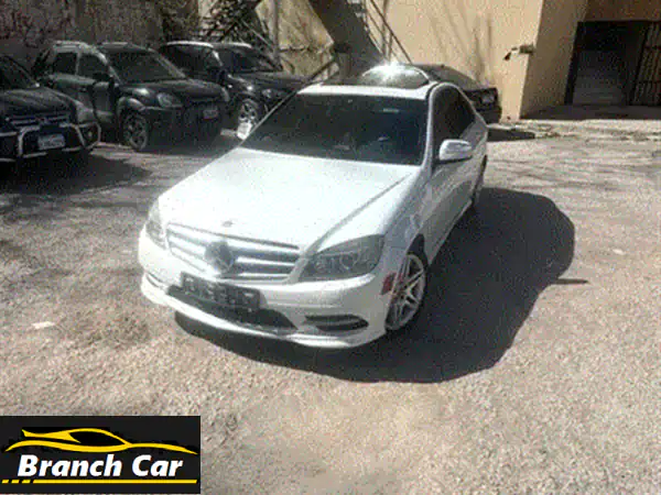 فخامة وأداء استثنائي! مرسيدس C300 موديل 2008 (أسود/بيج) | بحالة الوكالة | مالك واحد | 8500$!