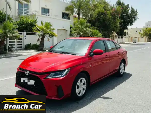 Toyota Yaris 2024 under warranty car