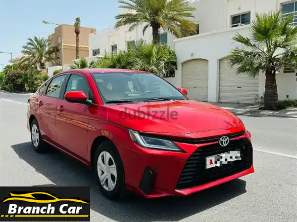 Toyota Yaris 2024 under warranty car