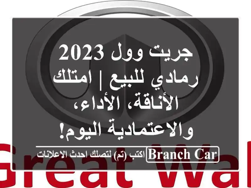 جريت وول 2023 رمادي للبيع | امتلك الأناقة،...