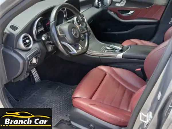 فرصة لا تعوض: مرسيدس C300 موديل 2015 AMG - كأنها جديدة تمامًا | بانوراما وفـرش أحمر | المتن