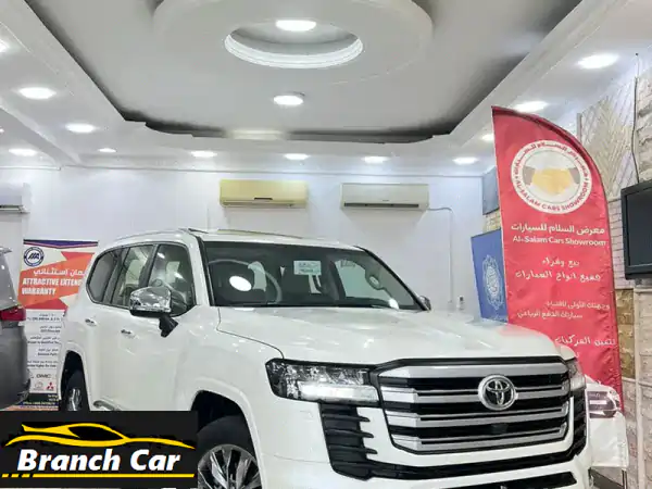 لاندكروزر GXR توين تيربو 2024 خليجي نظيف جداً