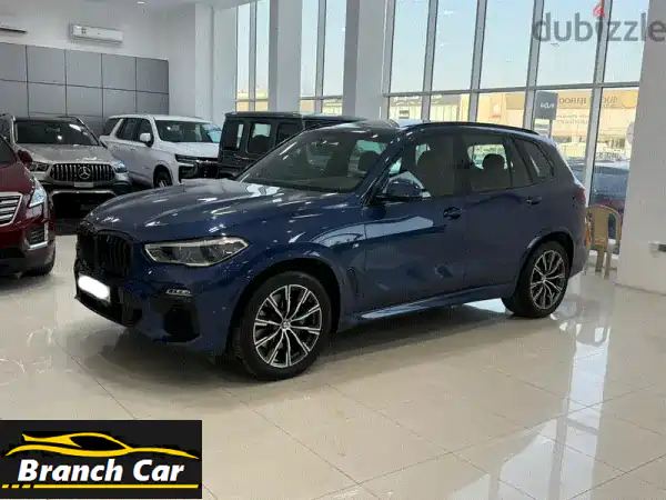 BMW X5 2021 الفاخرة (أزرق) - فل أوبشن، صيانة وكالة،...