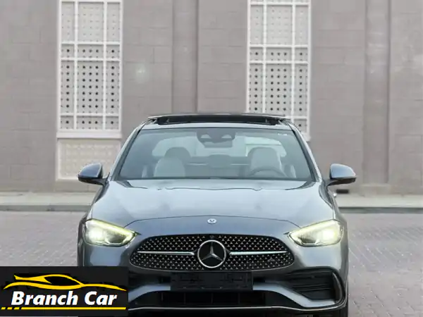 فرصة لا تُعوّض: مرسيدس C300 2023 دفع خلفي (فل أوبشن) بمواصفات نادرة جداً وممشى قليل! في مسقط – بسعر 13,900 ر.ع.