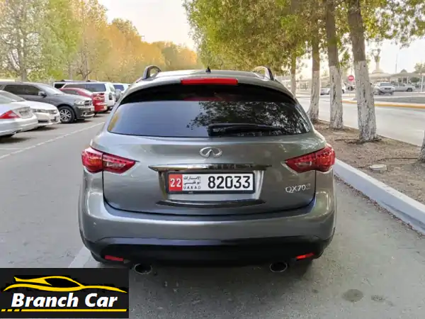 إنفينيتي qx70  2016  260 كم  مواصفات خليجية  32,000 درهم إماراتي