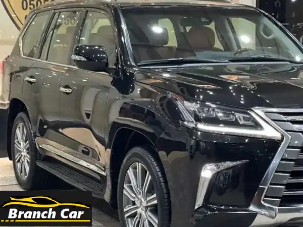 لكزس LX 570 DD 2016 | فخامة ملكية وممشى 60 ألف فقط! فل كامل، أسود، رادار، بسعر استثنائي!
