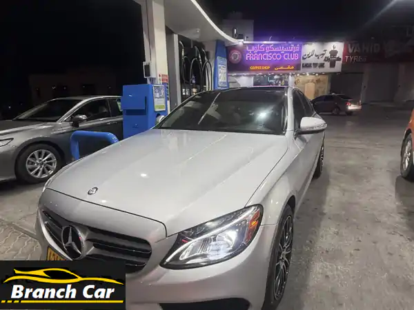 مرسيدس C300 L 2015 للبيع | سلفر أنيق، نظافة وارد مسقط...