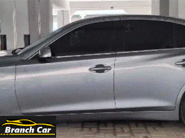 إنفينيتي q50 ستاندرد خليجي 2018، 142,000 كم، أزرق مع...