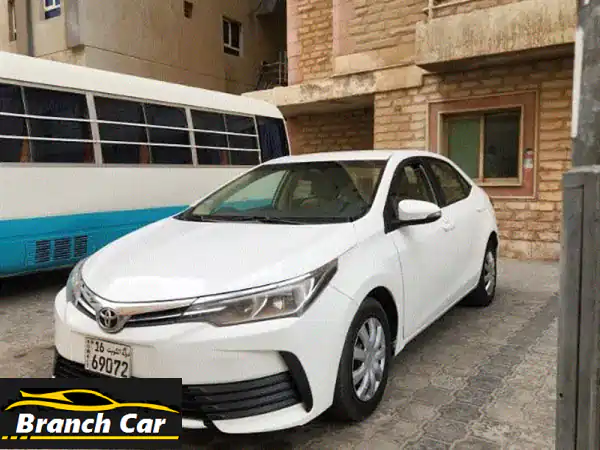 Toyota Corolla 20191.6 XLI