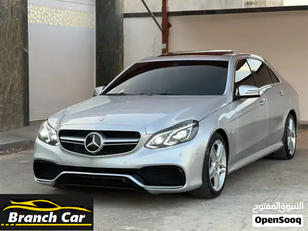 فرصة ذهبية: مرسيدس E350 AMG 2015 فضي | صالون أبيض فاخر |...