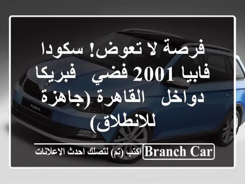 فرصة لا تعوض! سكودا فابيا 2001 فضي - فبريكا دواخل...