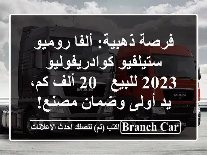 فرصة ذهبية: ألفا روميو ستيلفيو كوادريفوليو 2023 للبيع -...