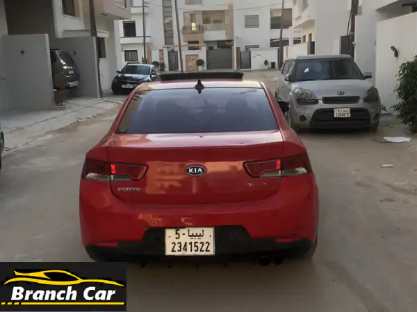 كيا فورتي كوبي 2010 رياضية فل! فتحة سقف وبصمة | طرابلس 13900 د.ل
