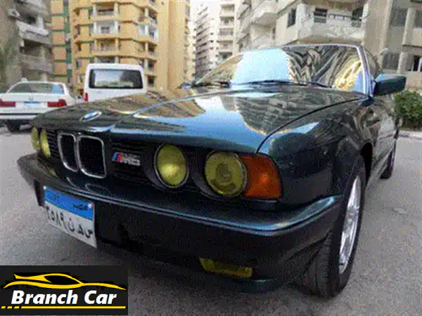 نادرة لعشاق الأصالة: BMW 520 موديل 1990 فابريكة بالكامل - حالة بيتي ممتازة كتحفة فنية!