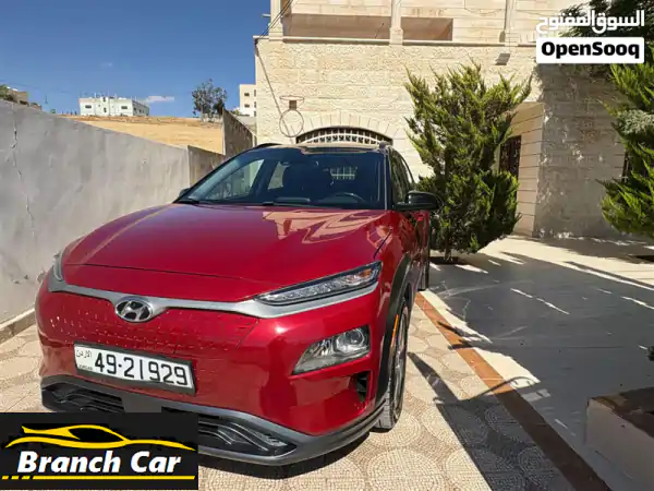 فرصة ذهبية: هونداي كونا كهرباء 2021 - فحص كامل | كرت أبيض | مواصفات فل | بحالة الوكالة | عمان