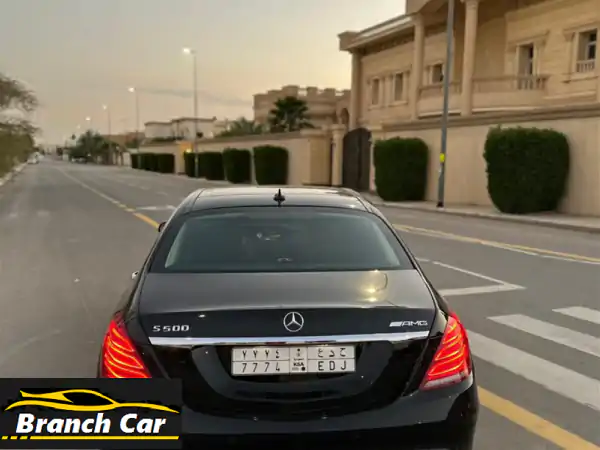امتلك الفخامة الألمانية: مرسيدس S500 موديل 2014 - بحالة الوكالة، فل كامل بجدة