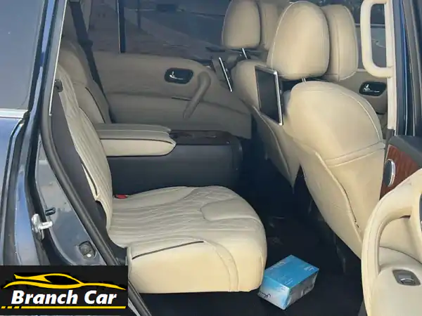 انفينيتي QX80 2019 | وارد أمريكا | قمة الفخامة، دفع رباعي، جاهزة بالكامل!