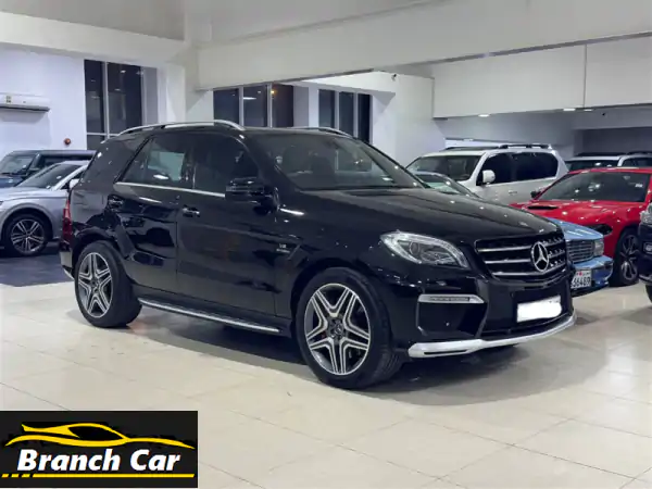 مرسيدس بنز ML63 AMG 2013 أسود: قوة AMG الأسطورية، إصدار...