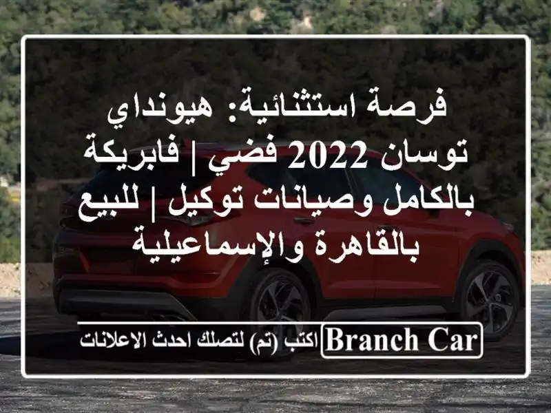 فرصة استثنائية: هيونداي توسان 2022 فضي | فابريكة...