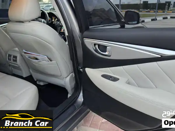 إنفينيتي Q50 2022 V6 توين تيربو خليجي للبيع في دبي | 53 ألف كم فقط - مواصفات رقم 1 بسعر 62,000 درهم!