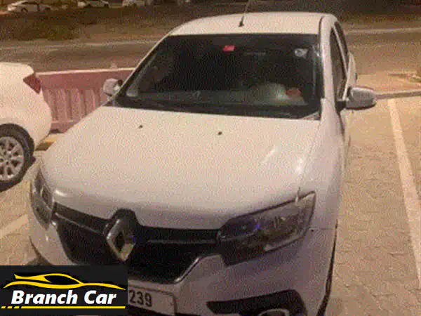 سيارة رينو سيمبول موديل 2019، اللون أبيض من...