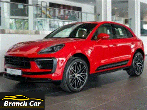 2024 Porsche Macan SUV for Sale  GCC Specs, Excellent Condition, Red, Beige Interior
