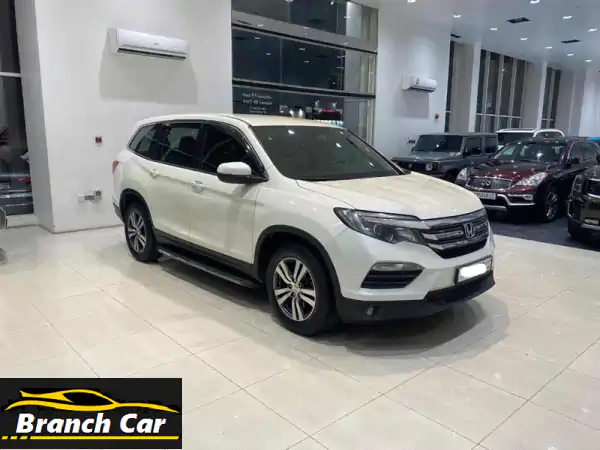 honda pilot 2017 (white) mileage 219500 km, mid option bluetooth, alloy wheel, sensors, camera, ...