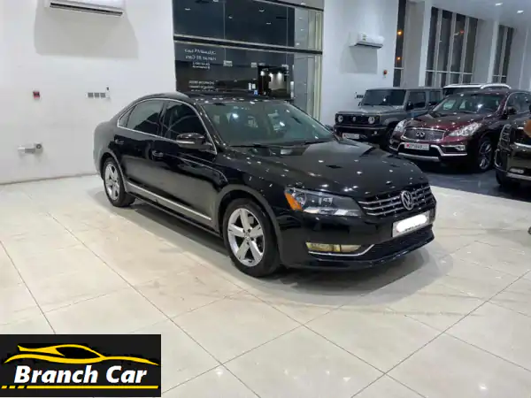 volkswagen passat 2013 (black) mileage 144100 km, full option alloy wheel, cruise control, ...